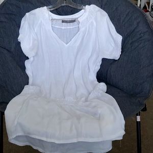 White Zara Dress/cover up